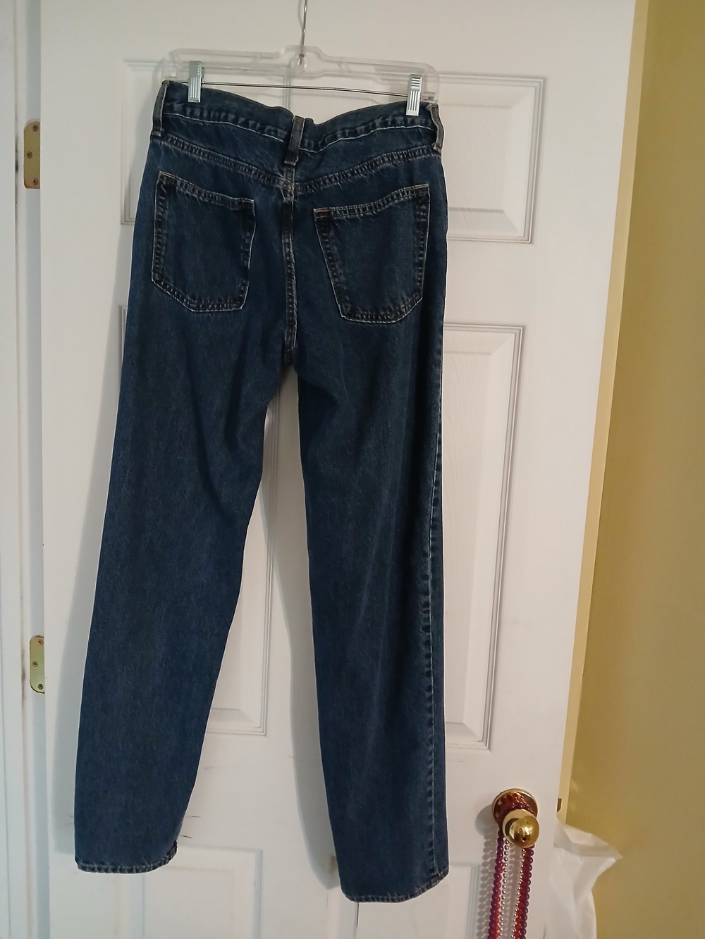 Old Navy Dark Blue Straight-Leg Women's Jeans